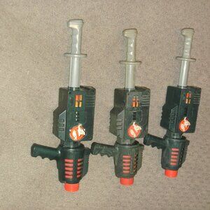 3 Vintage 80s The Real Ghostbusters Ghost Popper Gun Toy Columbia Pictures 1984